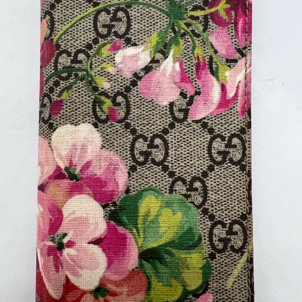 Gucci Blooms GG Canvas Wallet Phone Case iPhone 7/8/SE Floral